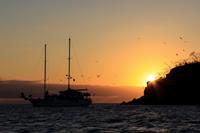 Sunset in the Galapagos Islands. Image credit: Ken Harris